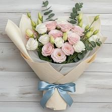 Букет шампанское в Ахтырском Букет цветов из:  Лизиантусы в Ахтырском