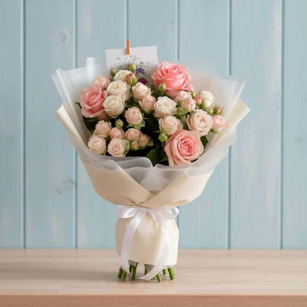 Букет цветов из: Розы в Ахтырском