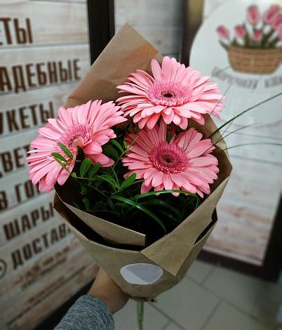 Букет цветов из: Герберы в Ахтырском