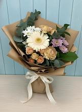 Букет цветов из:  Герберы и Хризантемы в Ахтырском