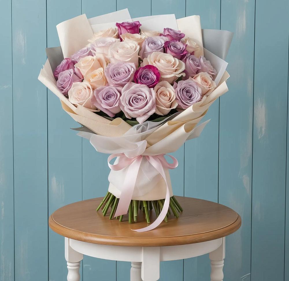 Букет цветов из: Розы в Ахтырском