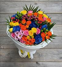 Букет цветов из:  Розы и Хризантемы в Ахтырском