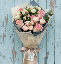 Букет нежный и розовый в Ахтырском Букет цветов из:  Розы в Ахтырском