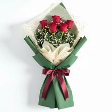 Букет рубиновое очарование в Ахтырском Букет цветов из:  Розы в Ахтырском