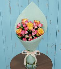Букет Отличное настроение в Ахтырском Букет цветов из:  Розы в Ахтырском