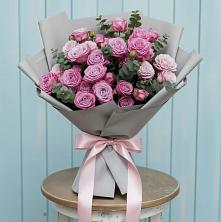 Композиция Яркий комплимент в Ахтырском Букет цветов из:  Розы в Ахтырском